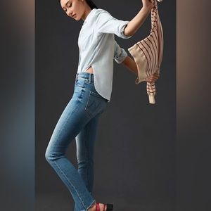 MOTHER~LIL MID RISE DAZZLER ANKLE FRAY~RIDING THE CLIFFSIDE *SIZE 30P NWT $258.